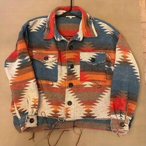 Veveret Aztec Oversized Women’s Jacket size M